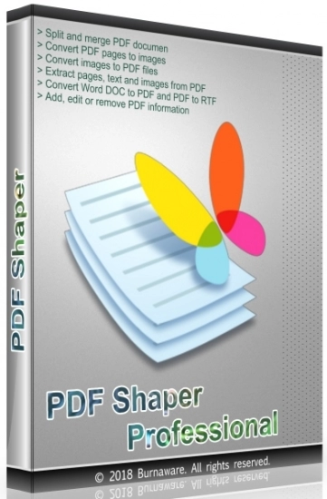 Обработка PDF файлов PDF Shaper Professional 13.7 RePack (& Portable) by TryRooM