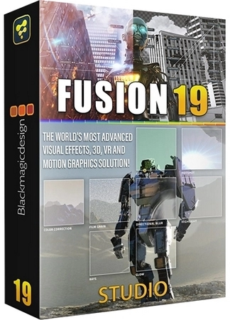 Визуальные 3D эффекты Blackmagic Design Fusion Studio 19.0.1 Build 5 (x64) Portable by 7997