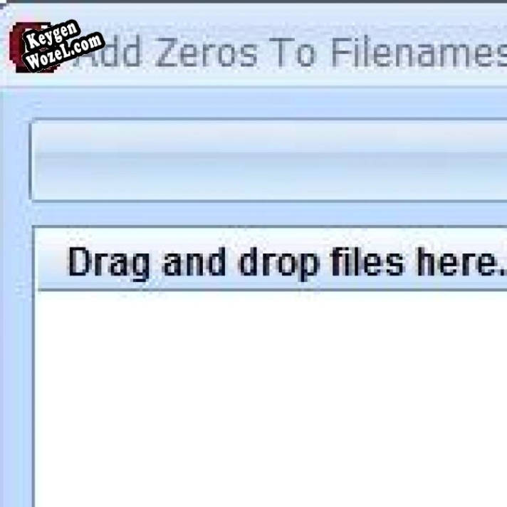 Add Zeros To Filenames ключ активации