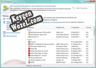 Soft Organizer генератор серийного номера