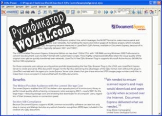 Русификатор для DjVu Browser Plug-in