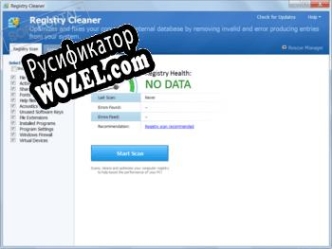 Русификатор для Registry Cleaner